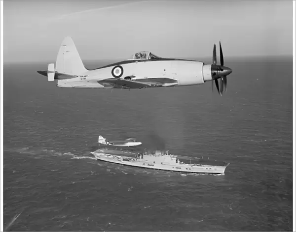 Westland Wyvern and Hawker Sea Hawk