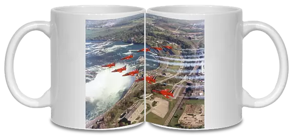 The Red Arrows over Niagara Falls, 1972