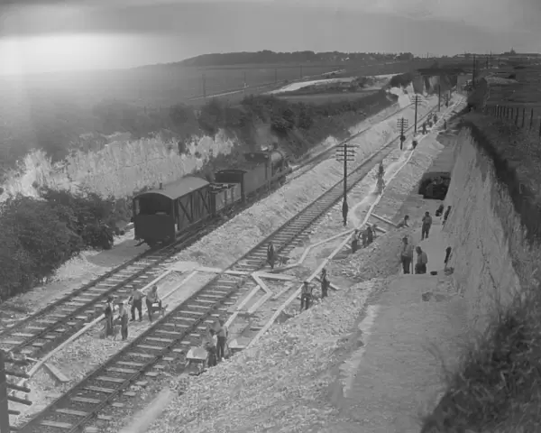 Constructing the Thanet Line, 1926