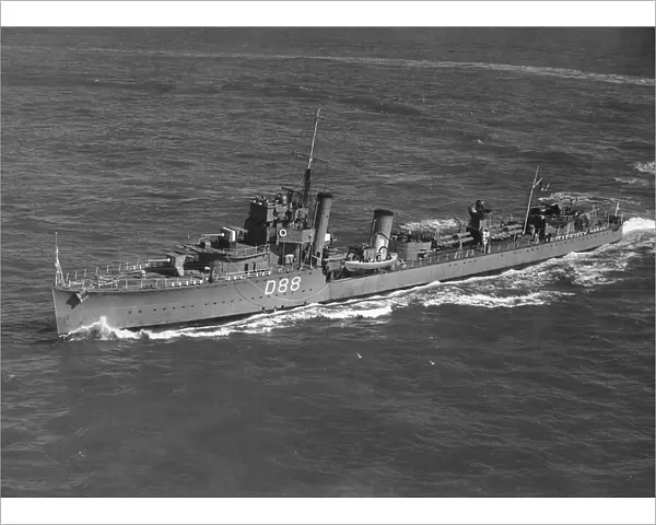 HMS Wren. W Class destroyer HMS Wren