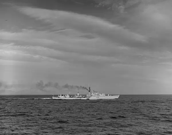 HMS Vigo. Battle Class destroyer HMS Vigo