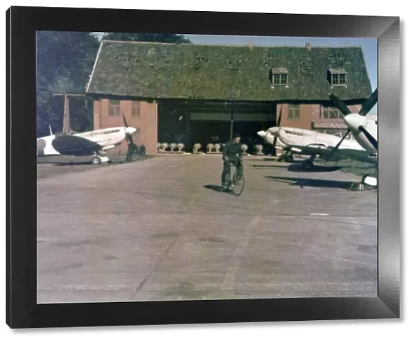 Spitfires of 16 Squadron at Melsbroek