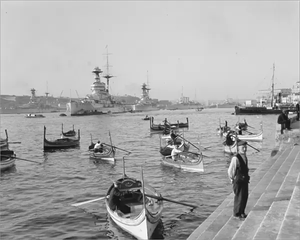 Dhaisas in Grand Harbour, Malta 1935