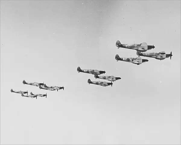 Spitfires of 19 Squadron, 1938