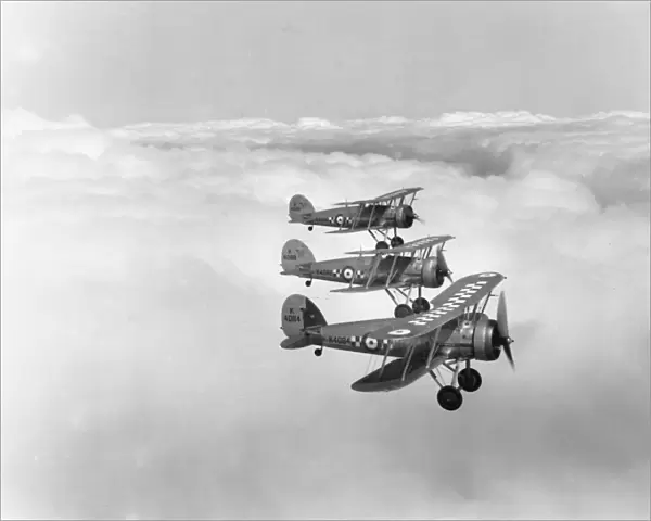 Gloster Gauntlet I aircraft of 19 Sqn RAF
