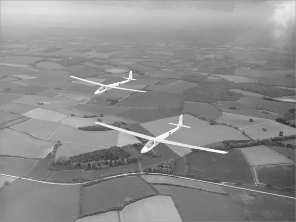 Two Slingsby T. 51 Dart gliders