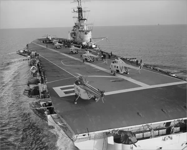 Westland Whirlwinds on HMS Bulwark