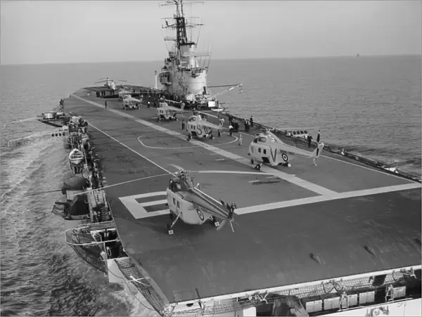 Westland Whirlwinds on HMS Bulwark