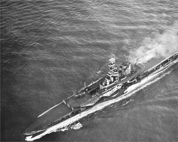 HMS Furious in the Firth of Forth