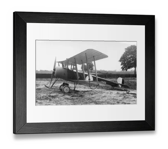 Framed Print : Avro 504K D7103 on the ground