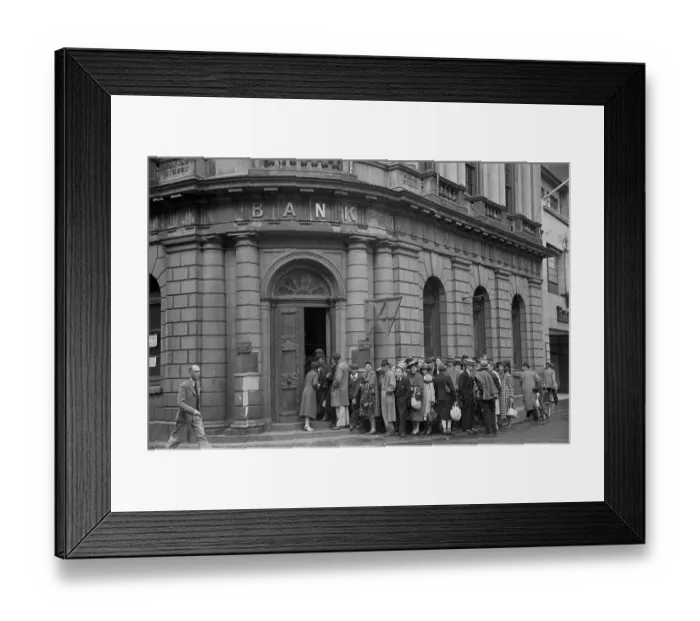 Framed Print : Open for business, Jersey May 1945