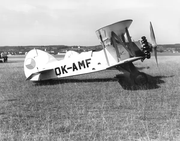 Avia Ba-122 14 (OK-AMF) of Czech Air Force, Zurich 1937