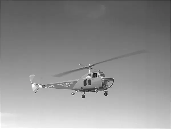 Bell 47B (G-AKCX) of Irvin-Bell Helicopter Sales Ltd