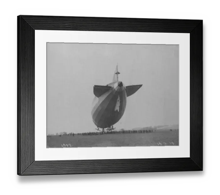 Framed Print : The R-34 during flight trials before its Atlantic crossing Framed Print : The R-34 during flight trials before its Atlantic crossing