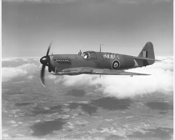 Fairey Firefly I (Z2035) in flight from Heathrow, 3 May 1944
