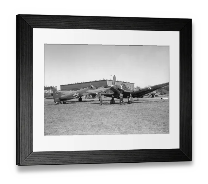 Framed Print : Junkers Ju 87D and Junkers Ju 88