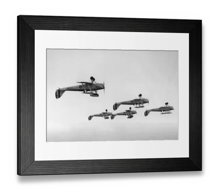 Framed Print : De Havilland Tiger Moth aircraft of the Central Flying School