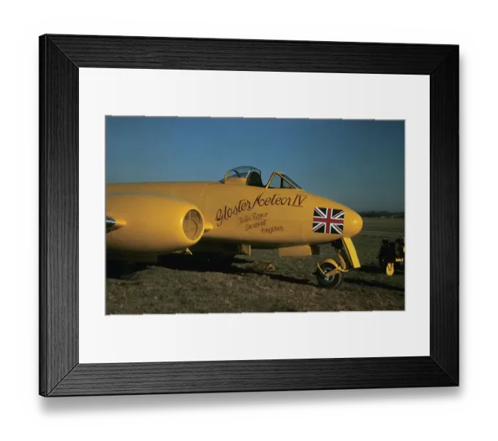 Framed Print : Gloster Meteor IV EE455 Framed Print : Gloster Meteor IV EE455