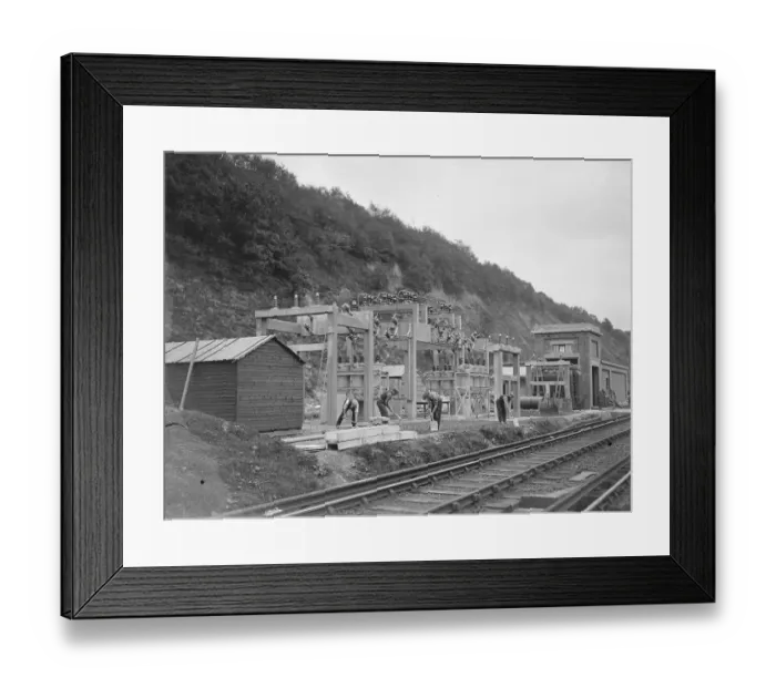 Framed Print : Electrification of the Brighton Line, 5 October 1931
