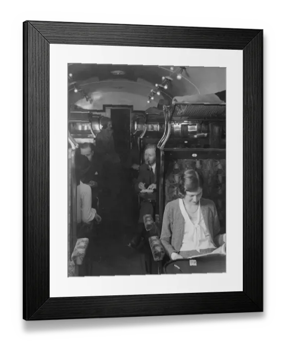 Framed Print : Brighton electric experimental train, 17 November 1931