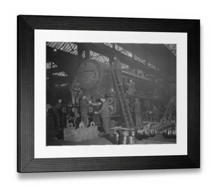 Framed Print : Locomotive building, Eastleigh 16 December 1931 Framed Print : Locomotive building, Eastleigh 16 December 1931