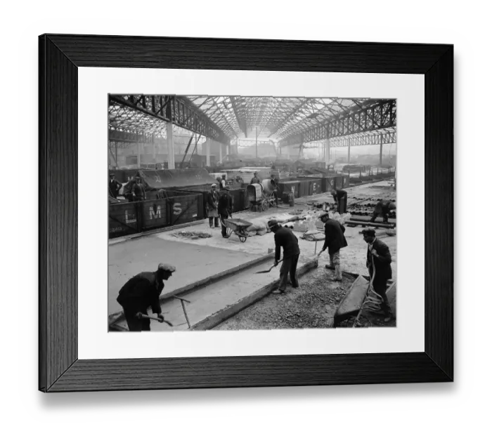 Framed Print : Bricklayers Arms Goods Station, 5 January 1932 Framed Print : Bricklayers Arms Goods Station, 5 January 1932