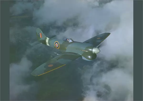 Hawker Tempest V in flight, 25 November 1944