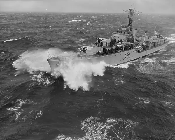 HMS Cadiz. Battle Class destroyer HMS Cadiz