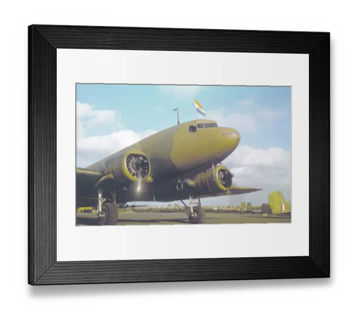 Framed Print : Douglas DC-3 of KLM