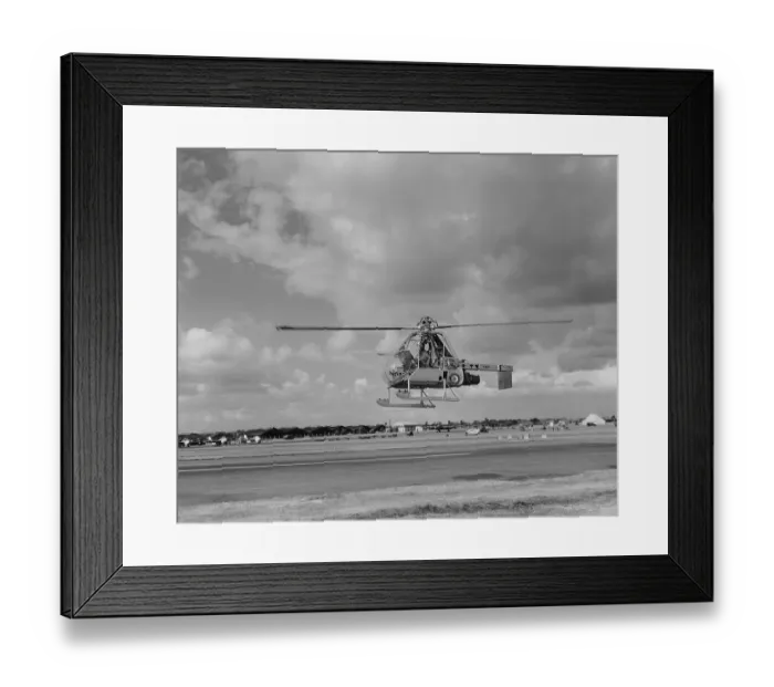Framed Print : Fairey Ultralight helicopter XJ924 at Farnborough, 1955 Framed Print : Fairey Ultralight helicopter XJ924 at Farnborough, 1955
