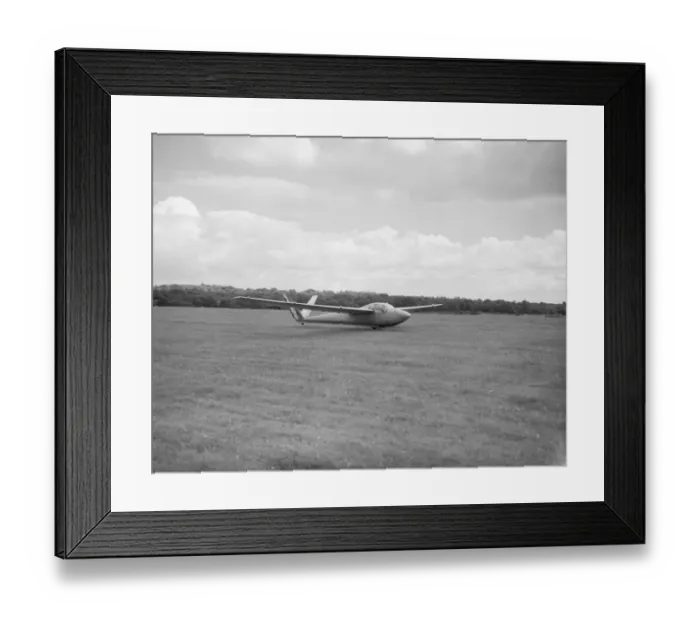 Framed Print : Kendall K-1 glider