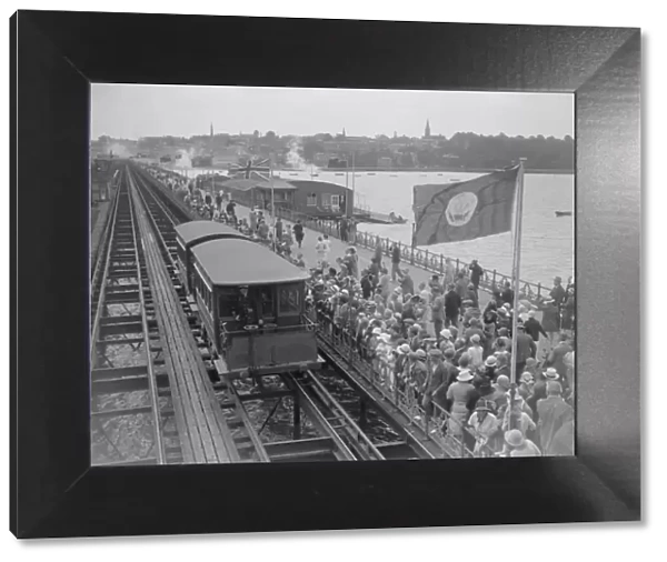 Ryde Pier during the visit of the Prince of Wales, 1926
