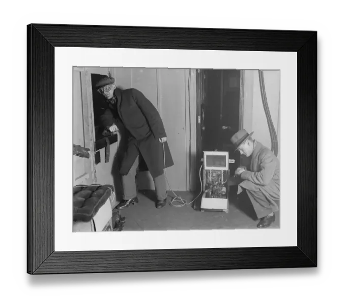 Framed Print : Track testing equipment Framed Print : Track testing equipment