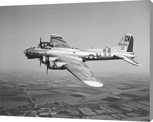 Boeing B-17G of the 447th Bombardment Group, USaF, Stowmarket 12 May 1945