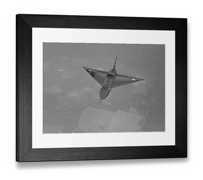 Framed Print : Avro 707B in flight, SBAC Display Farnborough, 1951 Framed Print : Avro 707B in flight, SBAC Display Farnborough, 1951