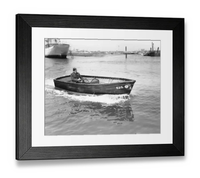 Framed Print : RAF dinghy