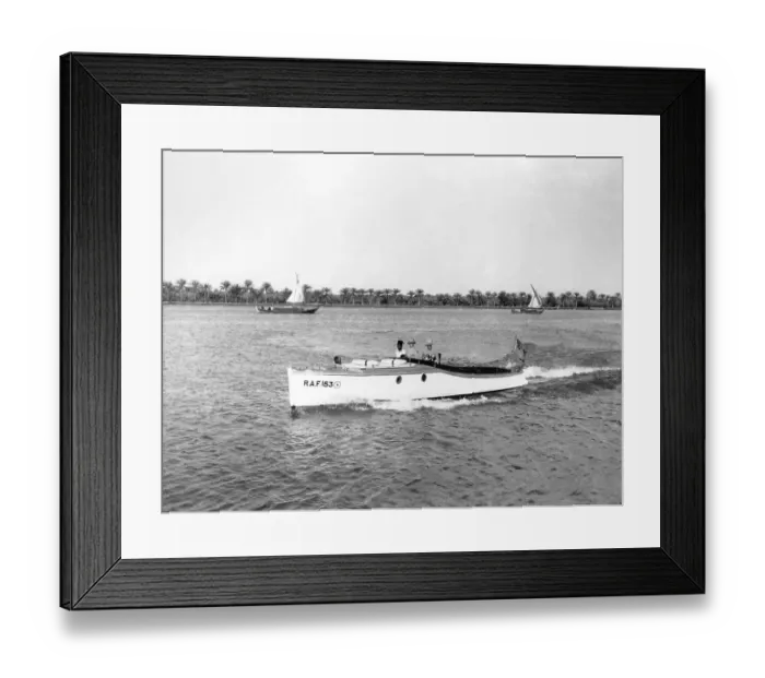 Framed Print : 35 Motor Boat
