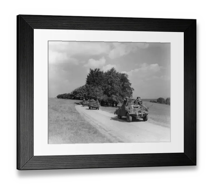 Framed Print : Morris light reconnaissance cars