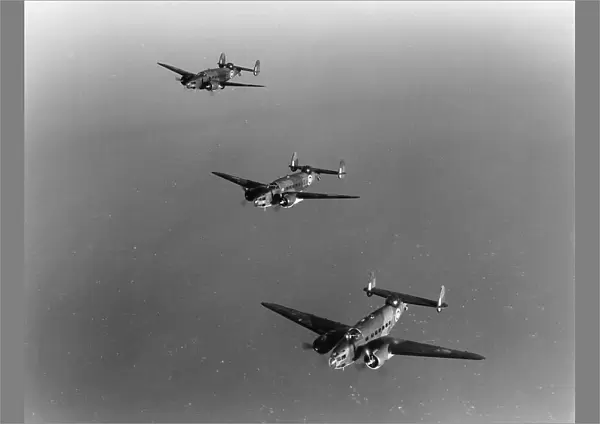 Lockheed Hudsons. Three Lockheed Hudson aircraft 