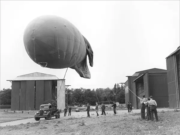Barrage balloon, RAF Stanmore 1939