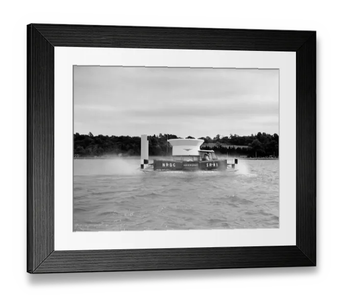 Framed Print : Saunders Roe SR-N1