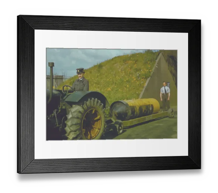 Framed Print : WAAF tractor driver Framed Print : WAAF tractor driver