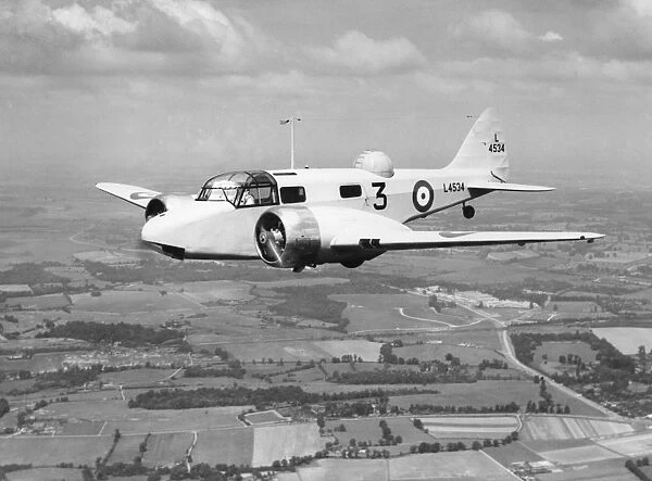 Airspeed Oxford prototype in flight, RAF Display, Hendon, 1937