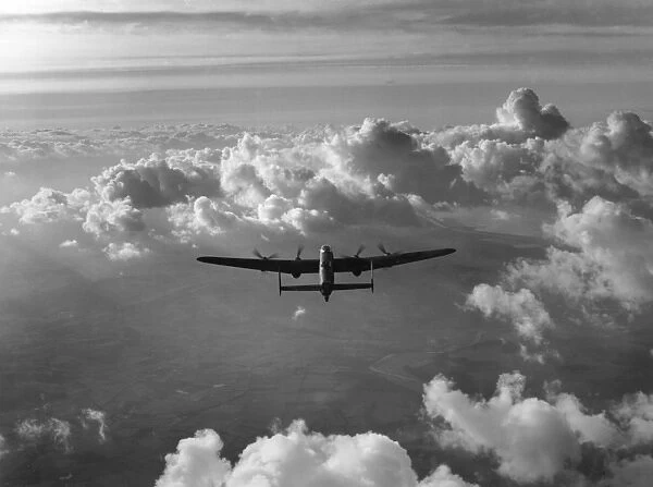 Avro Lancaster III (ED592) in flight