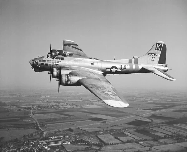 Boeing B-17G of the 447th Bombardment Group, USaF, Stowmarket 12 May 1945