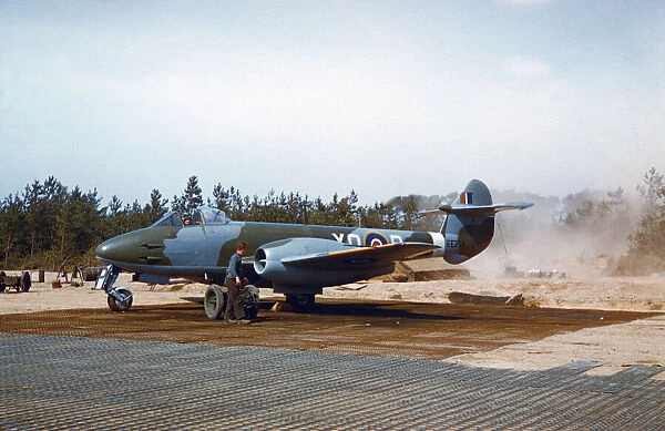 Gloster Meteor III of 616 Squadron RAF, Germany April 1945