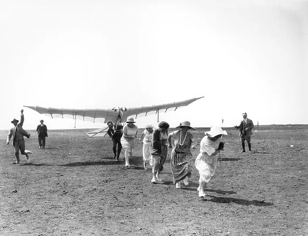 Henri Mignet. Monsieur Henri Mignet with his glider
