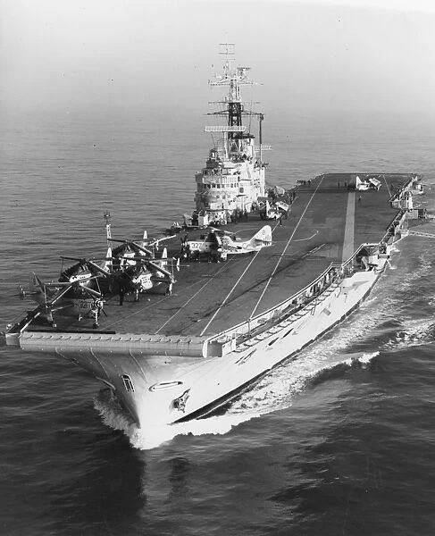 HMS Bulwark, August 1957