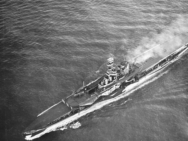 HMS Furious in the Firth of Forth