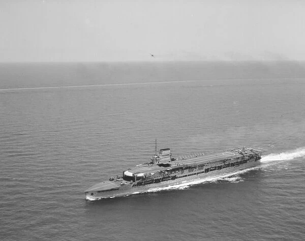 HMS Glorious, 1936. HMS Glorious in the Mediterranean